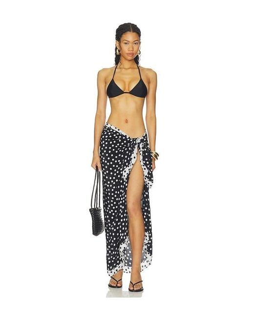 Leslie Amon Black Sarong