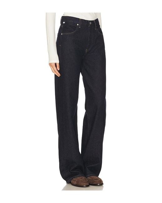 Citizens of Humanity Blue Annina Straight Leg Jeans