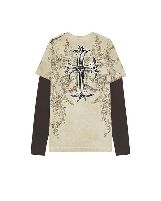 メンズ Affliction Jump Tシャツ Natural