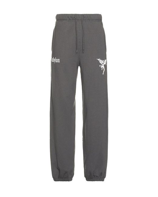 Babylon Gray Who The Devil Sweatpants for men