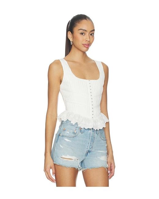 Heartloom Blue Christine Top