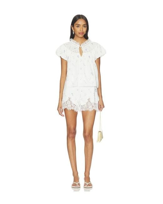 Line & Dot White X Revolve Nicolo Short