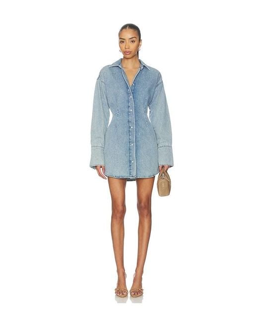 FAVORITE DAUGHTER Blue The Eyes On Me Dress