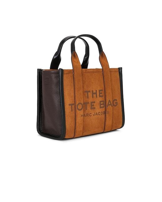 Marc Jacobs Brown The Suede Small Tote Bag