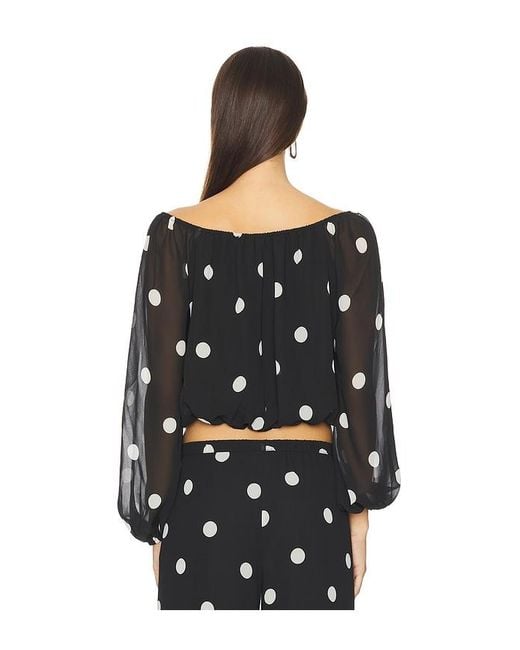 Amanda Uprichard Black X Revolve Dallas Top