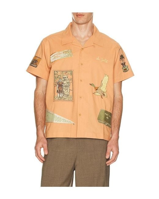 Samuel Zelig Orange Trail Camp Shirt for men