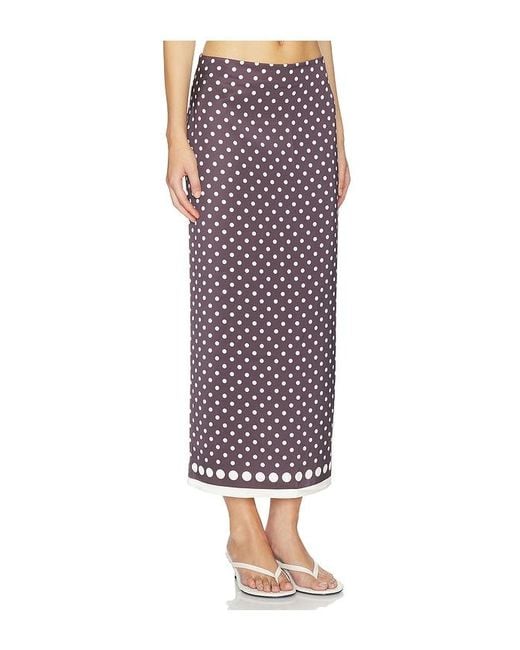 Stone Cold Fox Purple X Revolve Porsha Midi Skirt