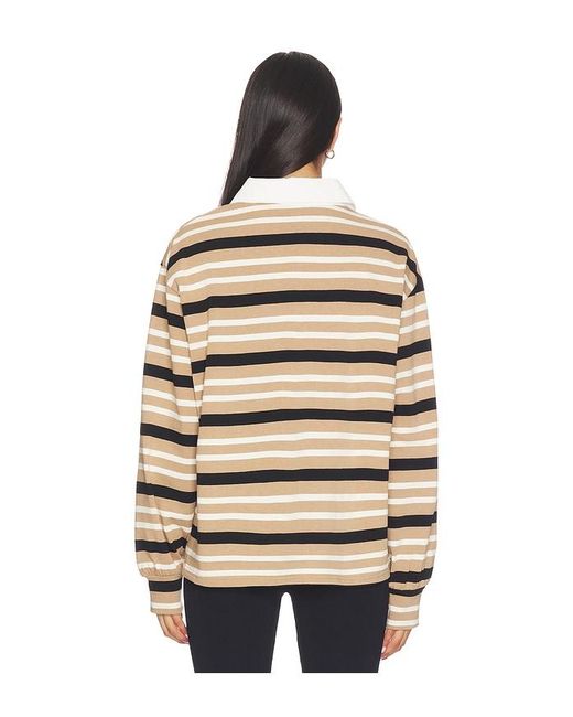 superdown Natural Sashia Polo Top