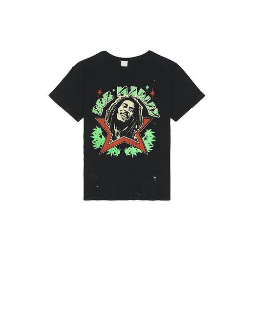 メンズ MadeWorn Bob Marley Tシャツ Black