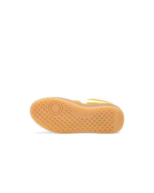 Gola Yellow Grandslam Suede Sneakers