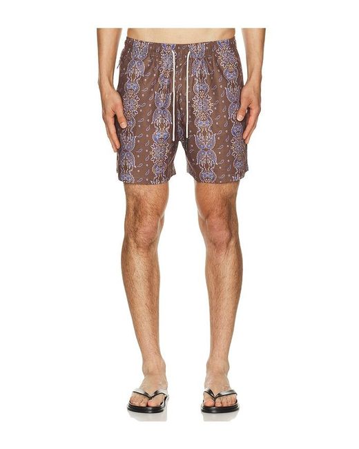 Oas Red Swim Shorts for men