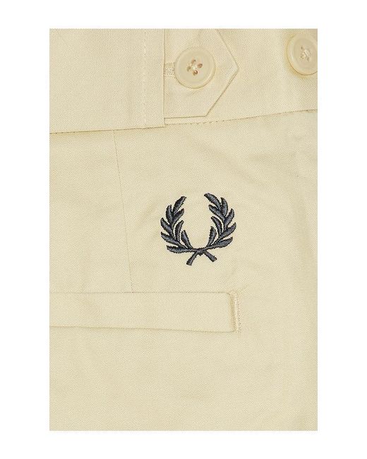 Fred Perry Natural Twill Shorts for men