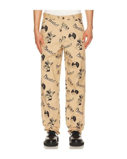 Market Natural Smiley Cubism Double Knee Pant for men