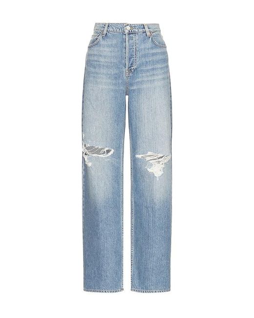 GRLFRND Blue Bella Low Rise Boyfriend