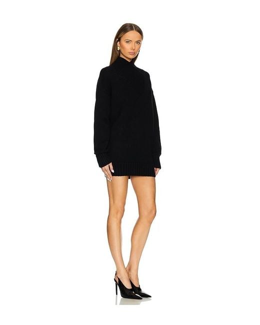 SER.O.YA Black Dessa Sweater Dress