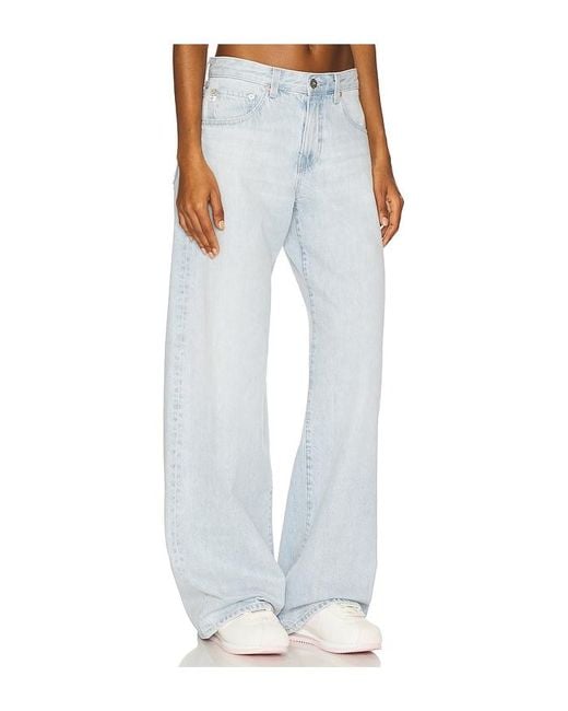 AG Jeans White Adria Straight