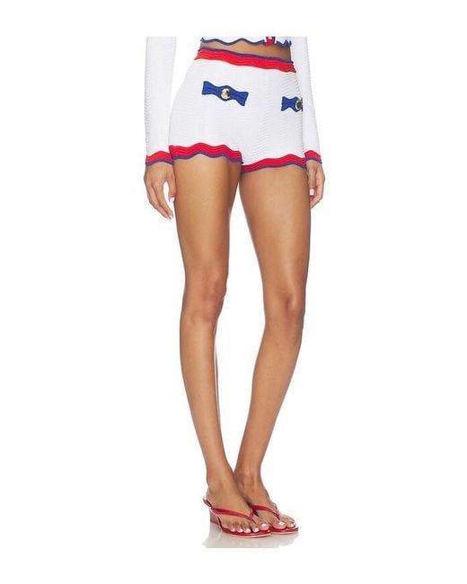 retroféte White Kait Knit Short