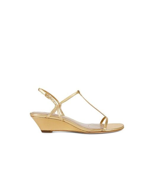 PAIGE White Daryn Wedge Sandal