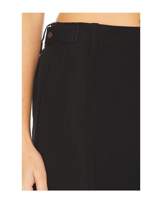 Vince Black Mid Rise Utility Tab Easy Pull On Pant