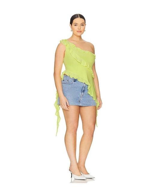 AFRM Yellow Vivica Top