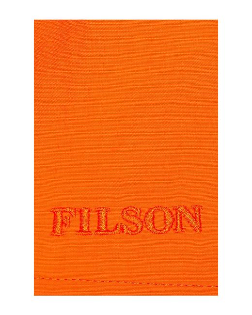 Filson Orange Oxbow Lake Trunks for men