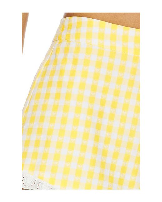 MAJORELLE Yellow Peggy Hot Short