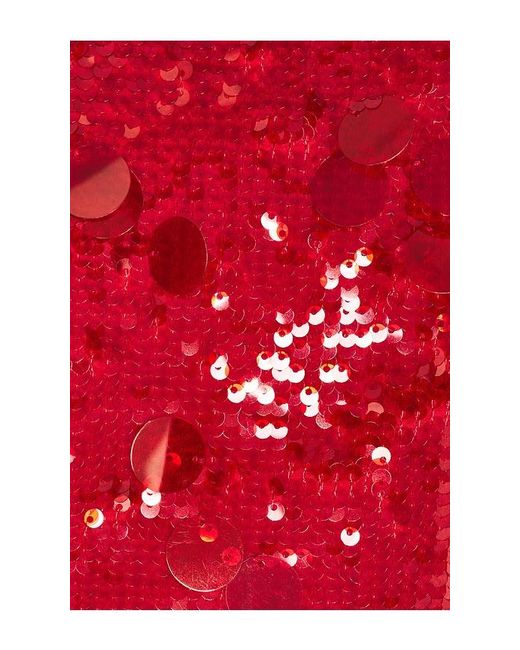GUIZIO Red Paillette Cami
