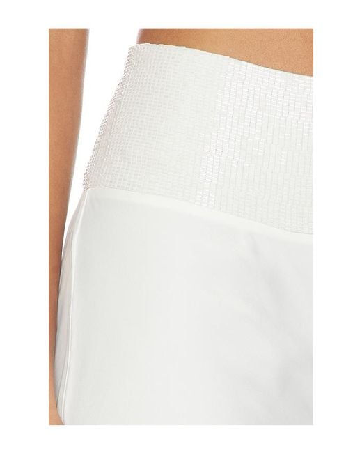 Asta Resort White Iris Hand Beaded Pant