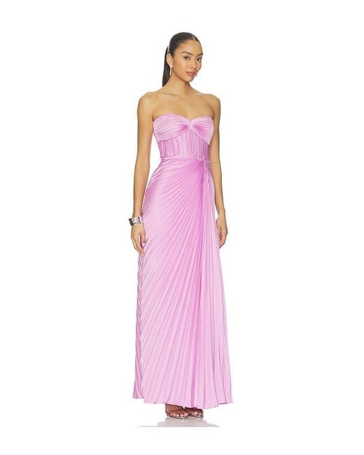 AMUR Pink Joyceann Sweetheart Gown