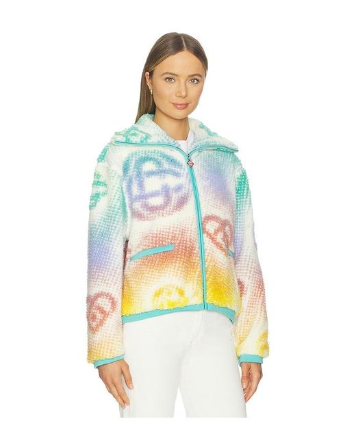 Casablanca White Monogram Fleece Jacket