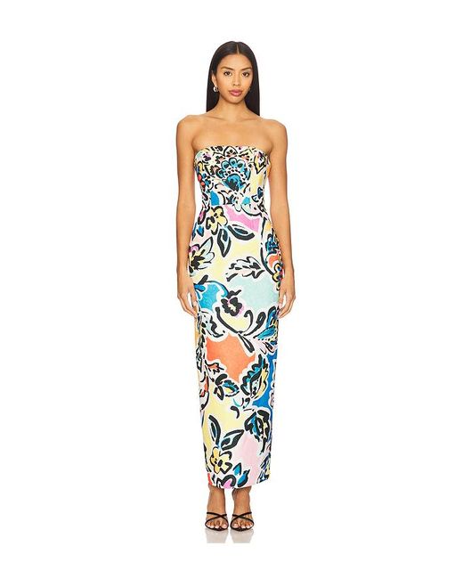 MILLY Blue Maxikleid Orion