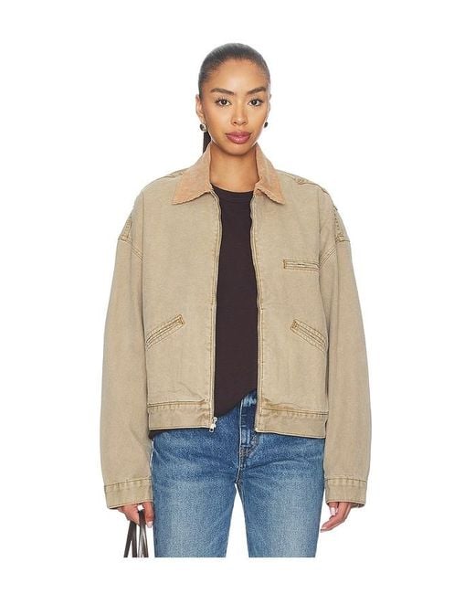 SLVRLAKE Denim Blue Camden Garage Jacket