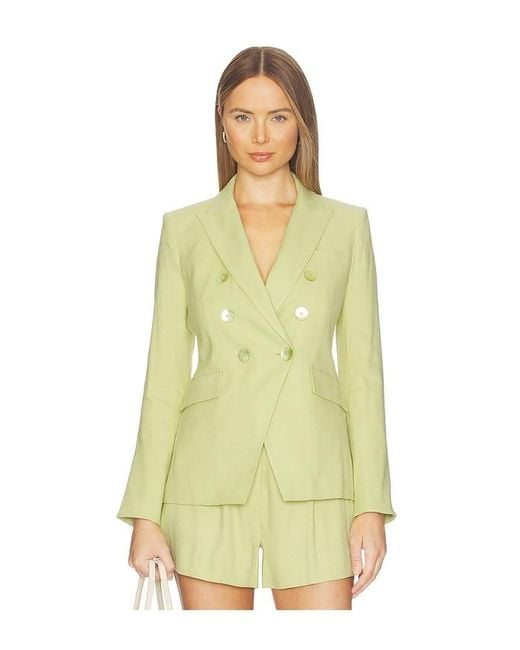 Veronica Beard Yellow Miller Dickey Jacket