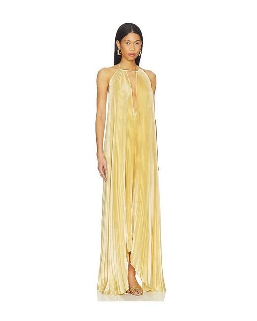 L'idée Metallic Boheme Gown