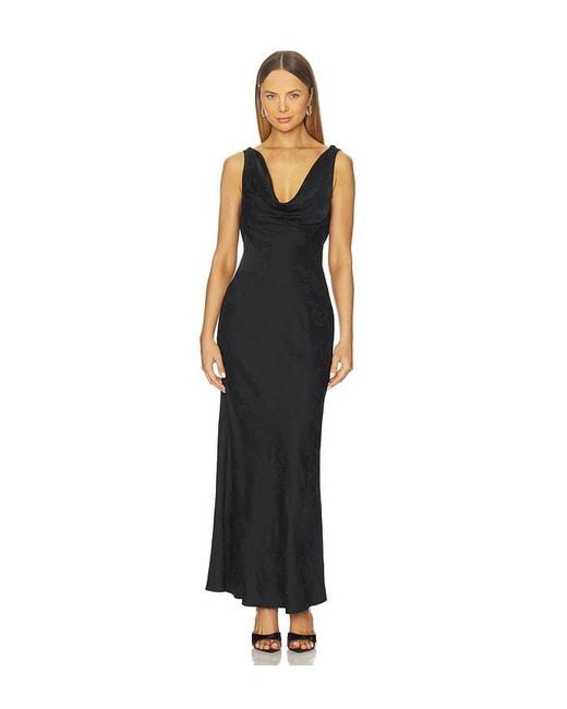 Stone Cold Fox X Revolve Billy Jacquard Gown in Black | Lyst Stone Cold Fox X Revolve Billy Jacquard Gown in Black | Lyst