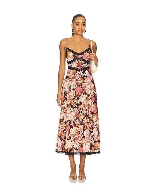 Tularosa White Klara Midi Dress