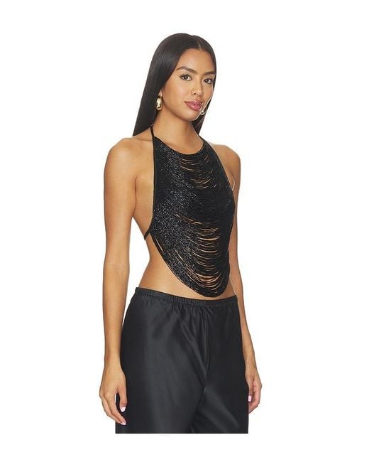 Cult Gaia Black Tanner Top