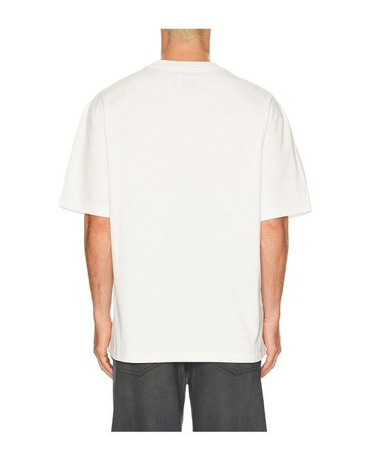 Feng Chen Wang White Deconstruction Tee for men