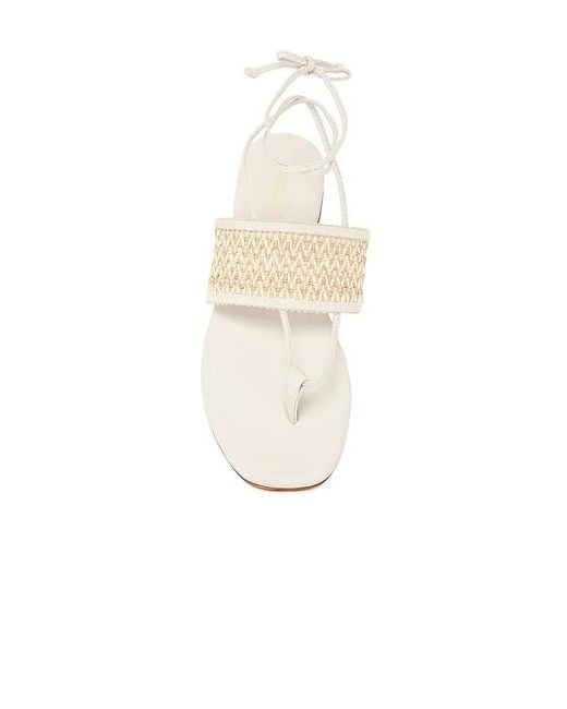 Kaanas White Bamboo Wrap-Around Thong