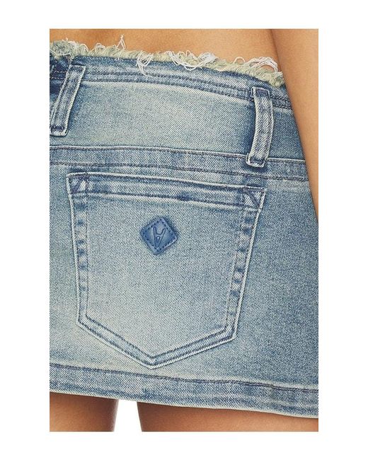 A.Brand Blue 00 Mini Skirt