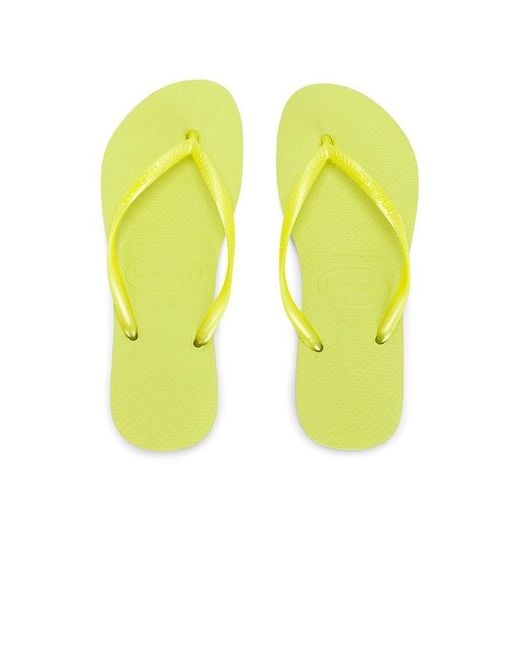 Havaianas Yellow Slim Sandal
