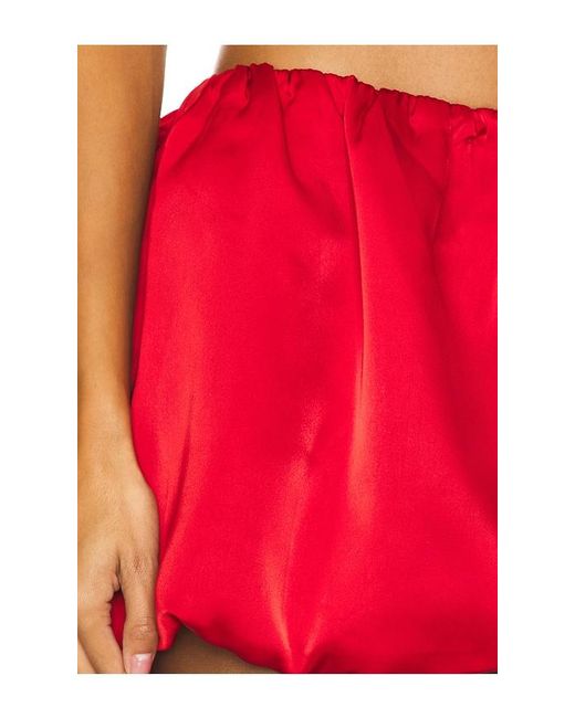 MAJORELLE Red Carolina Mini Skirt
