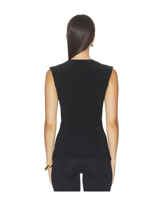 Norma Kamali Black X Lifestyle Sleeveless Top