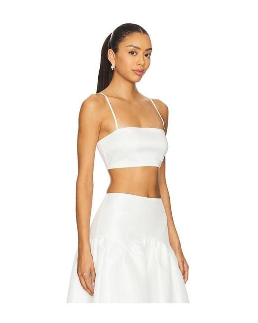 MORE TO COME White Carson Top