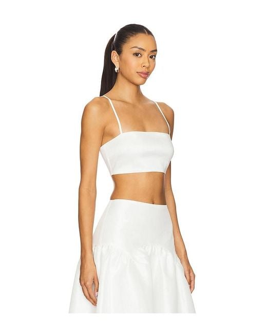 MORE TO COME White Carson Top