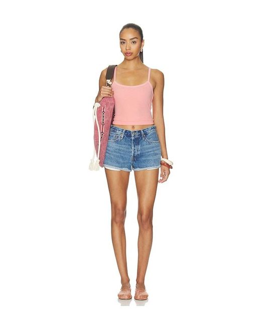 Cotton Citizen Blue The Verona Spaghetti Tank