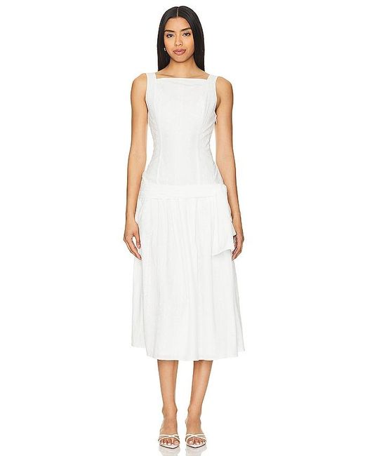 Mirror Palais White Daisy Buchanan Dress