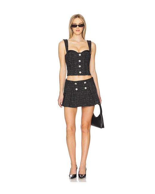 MAJORELLE Black Sabella Top