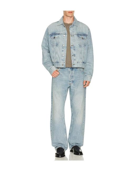 Fear Of God Blue Denim 5 Pocket Jeans for men
