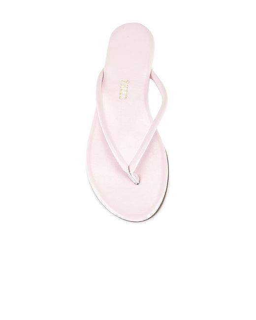 TKEES White Tubular Lily Sandal